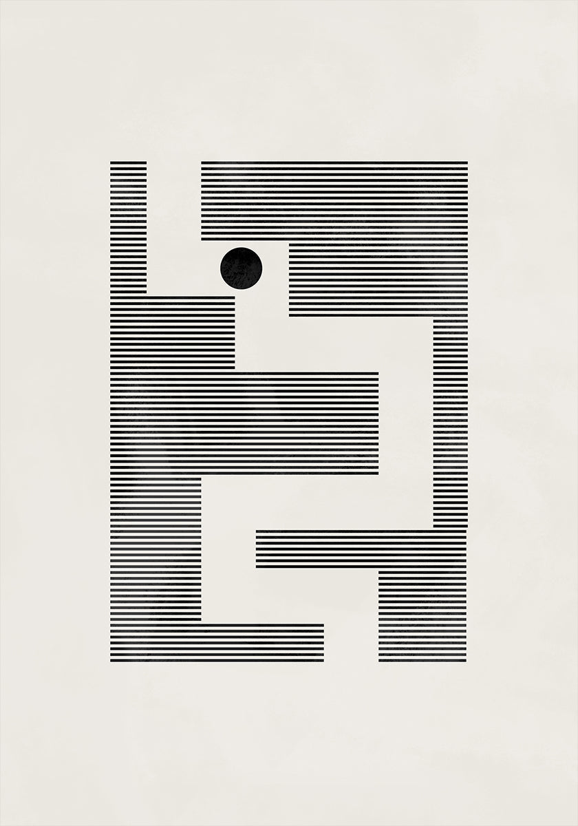 Minimalistisch doolhof
