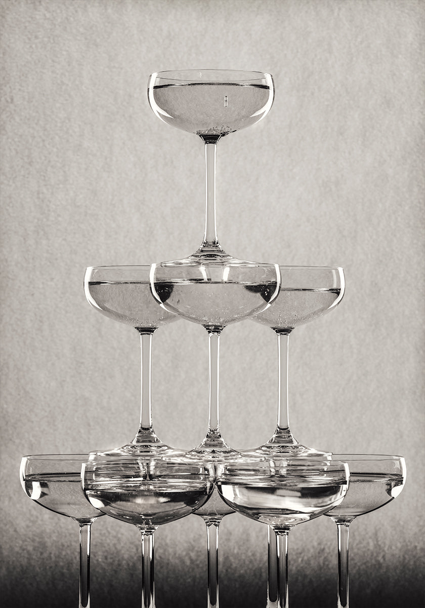 Champagnetoren nr. 9 poster