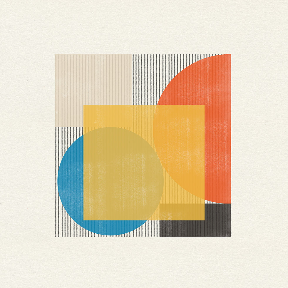 Geometrische harmonieposter