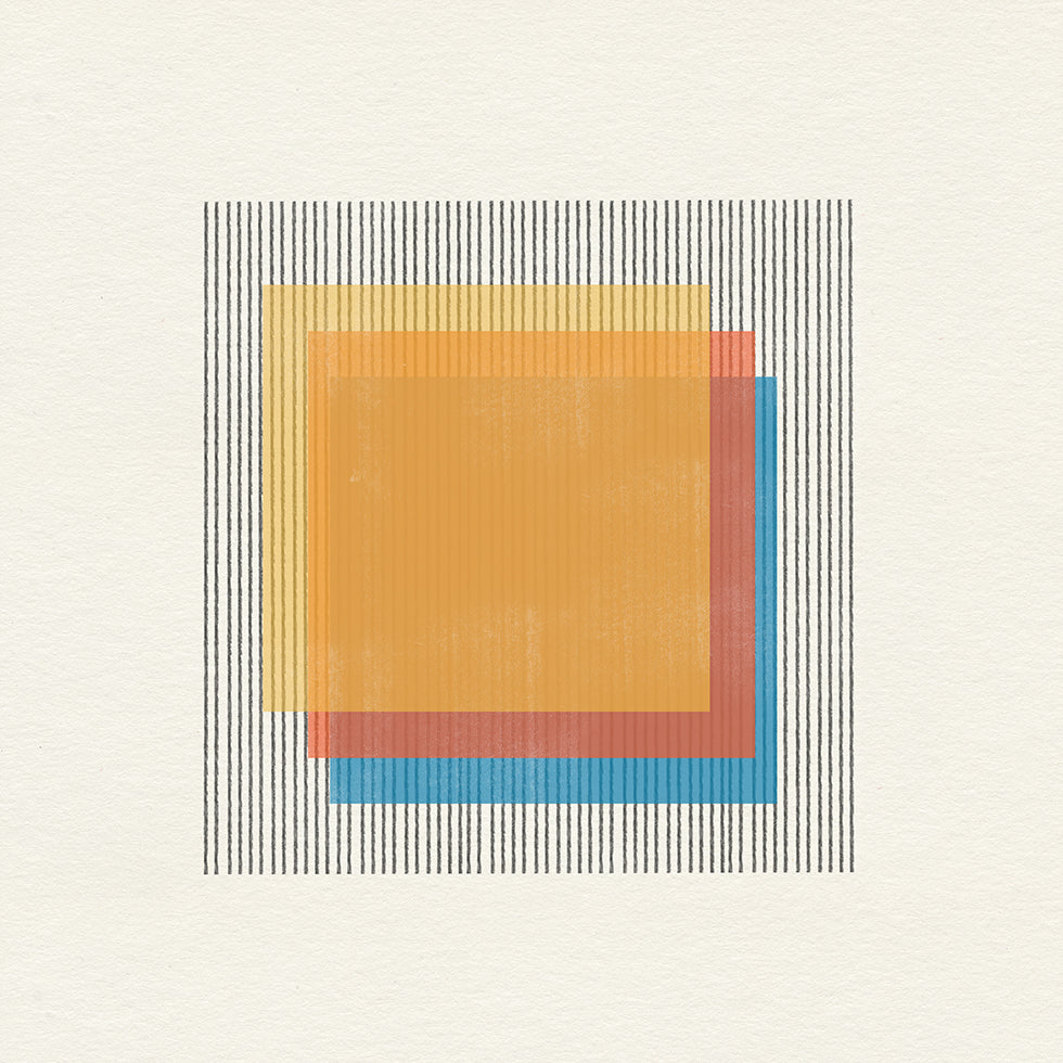 Kleurrijke illusies poster