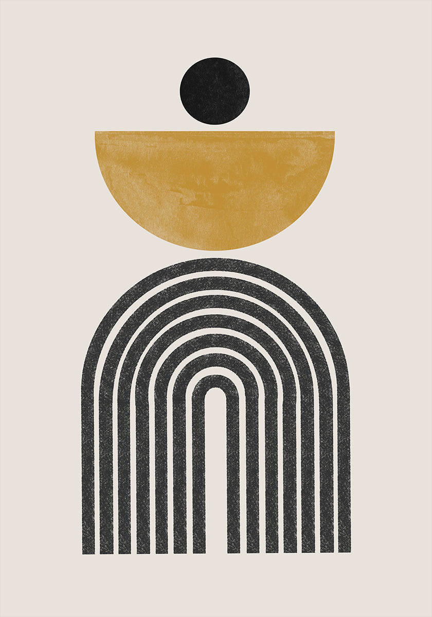 Geometrische harmonieposter