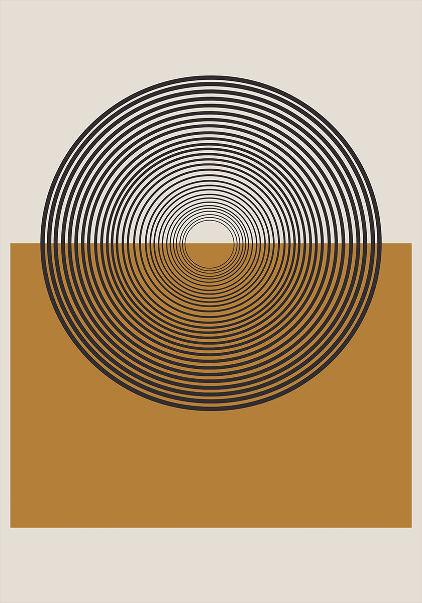 Concentrische reflecties poster