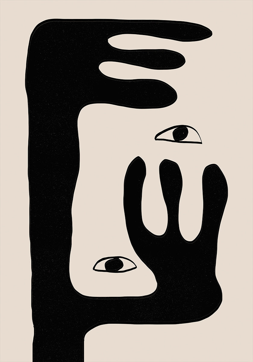 Surrealistische blikposter