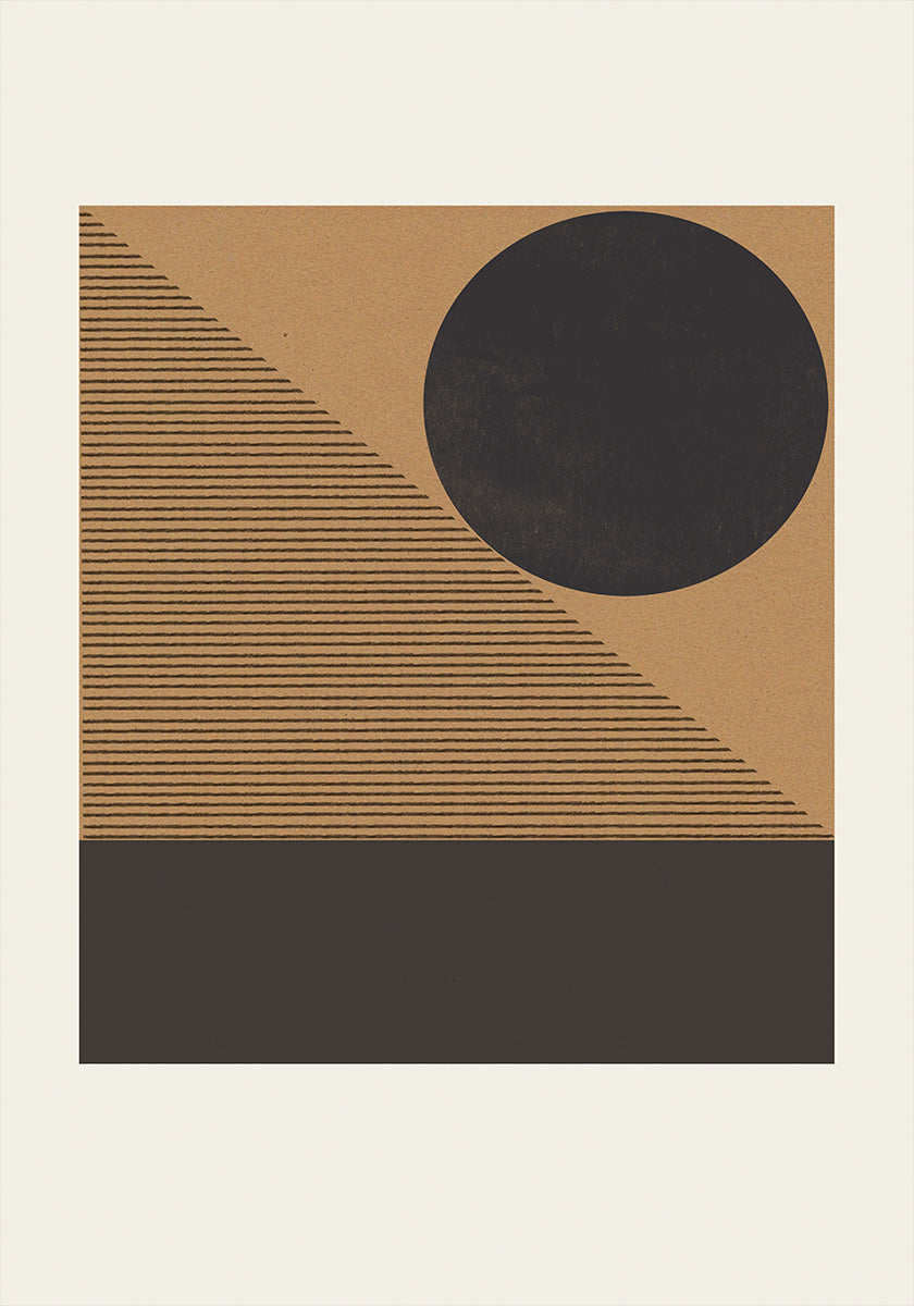 Geometrische Eclipse-poster