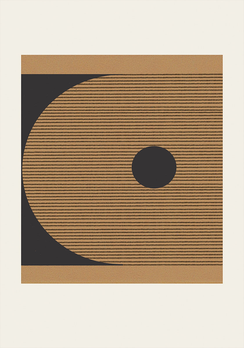 Geometrische Eclipse-poster