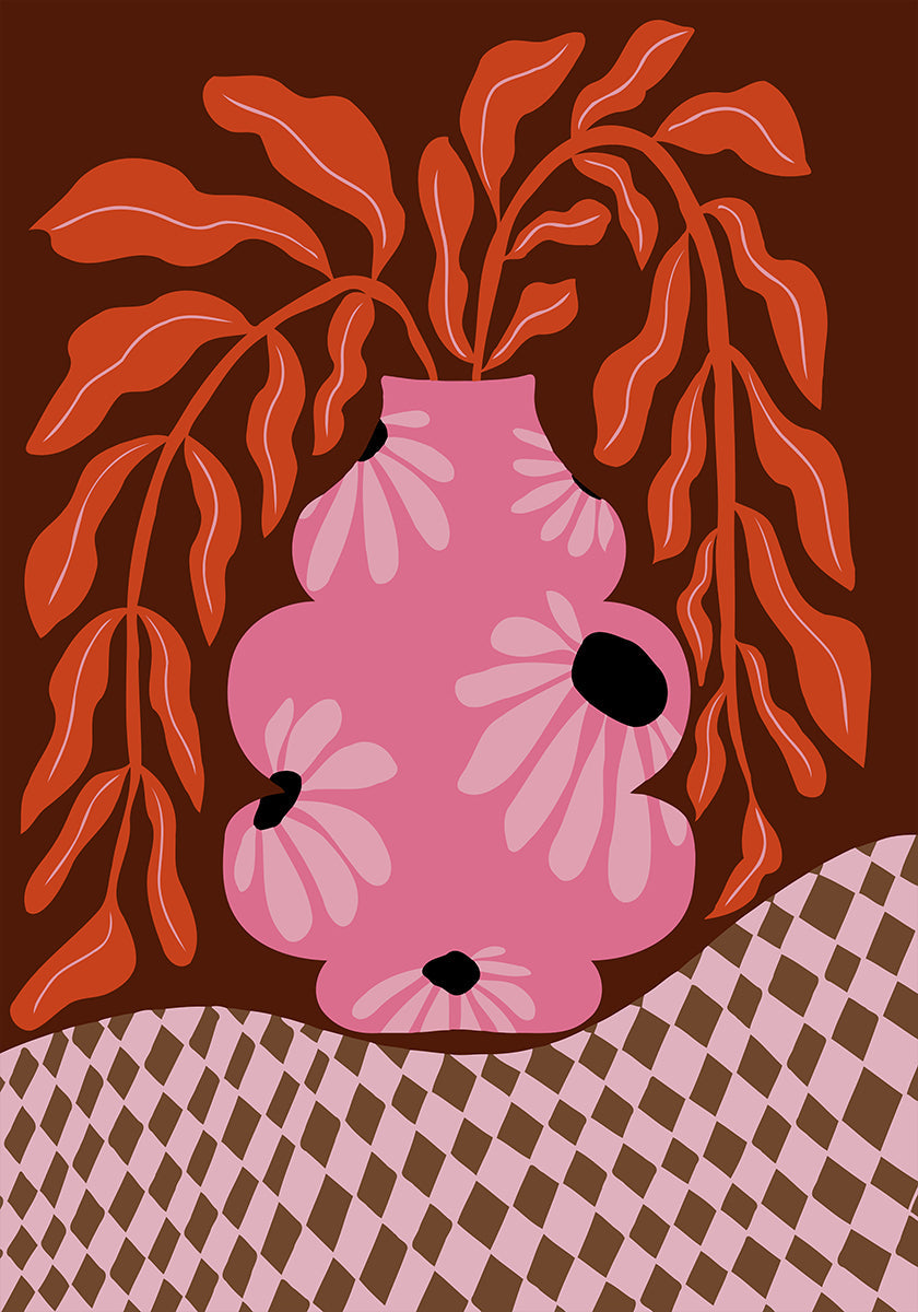 Happy Fern Fall Plakat - Posterbox