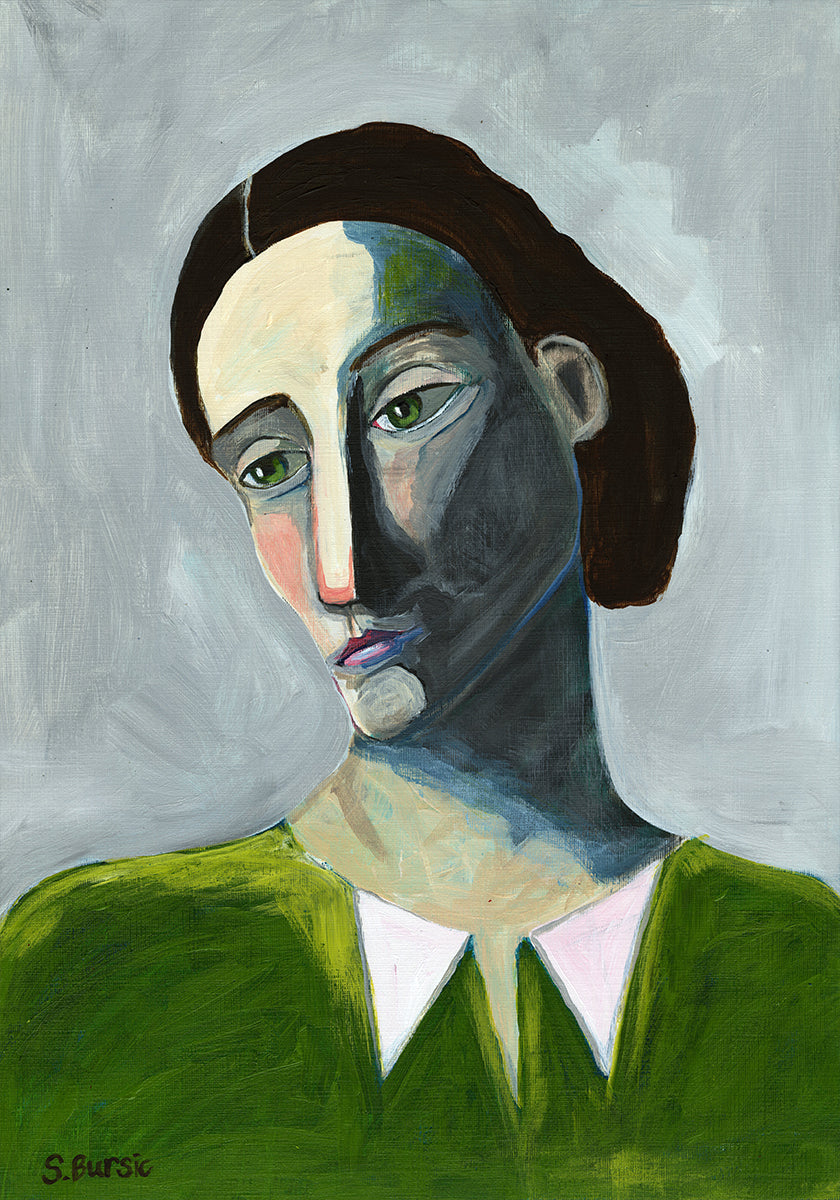 Wachtende vrouw