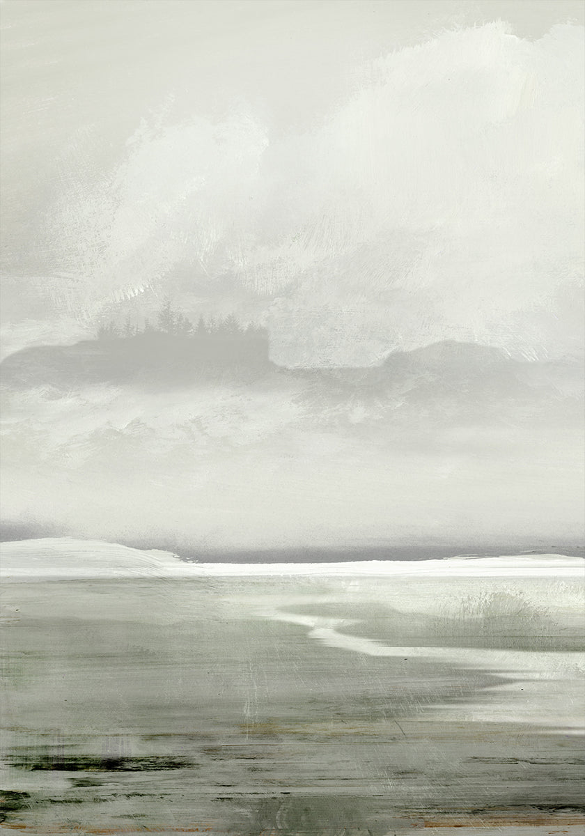 De affiche van het meer