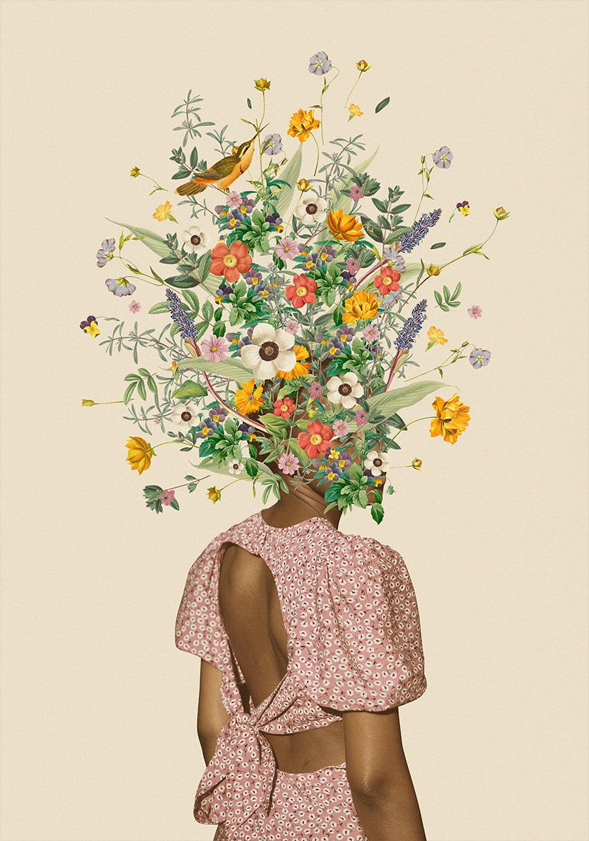 Wilde bloemen boeket Poster