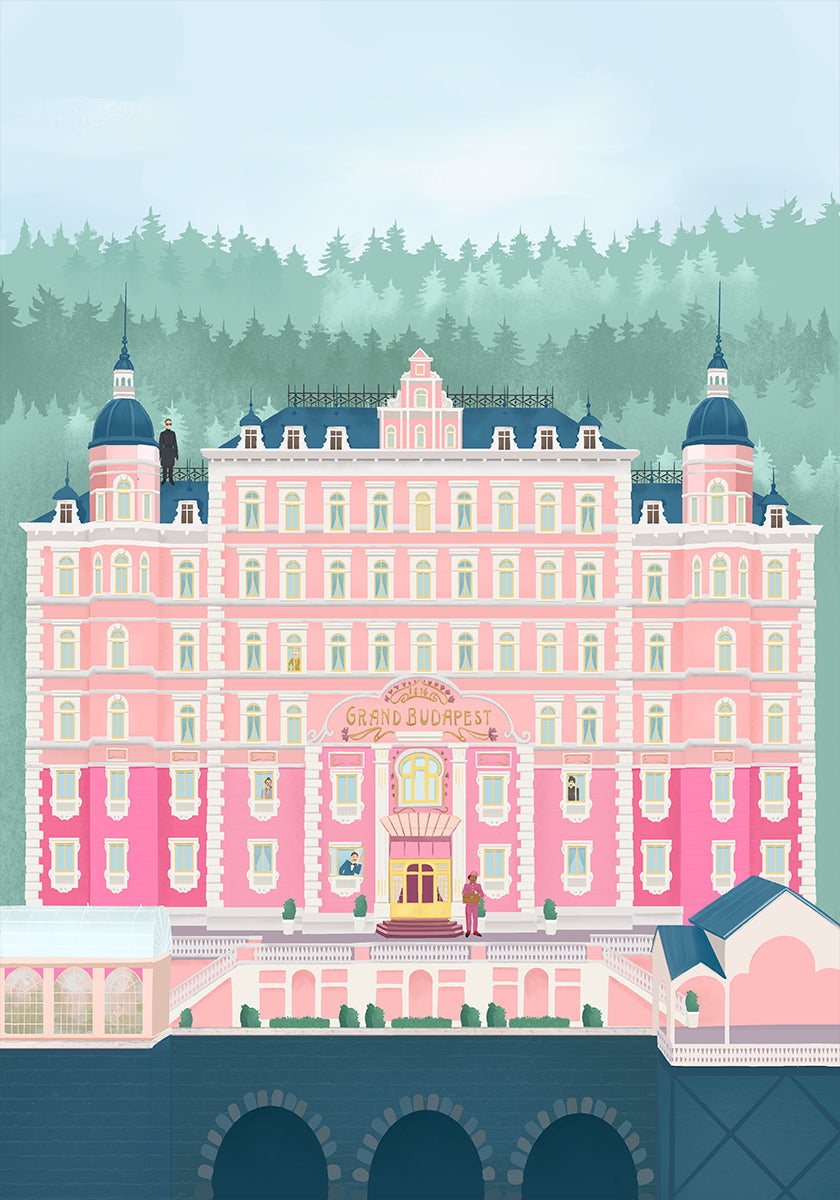 De Grand Budapest Hotel-poster