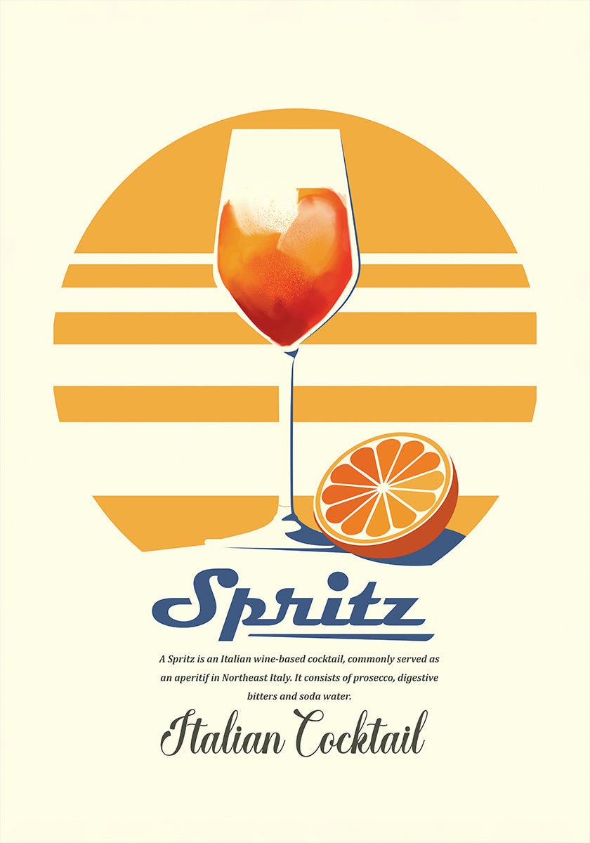 Spritz zomerprint poster
