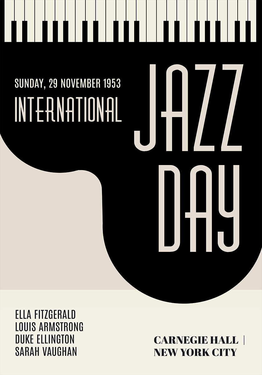 Jazzy dagen-poster
