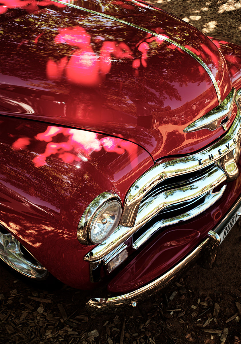 Crimson klassieke glans poster