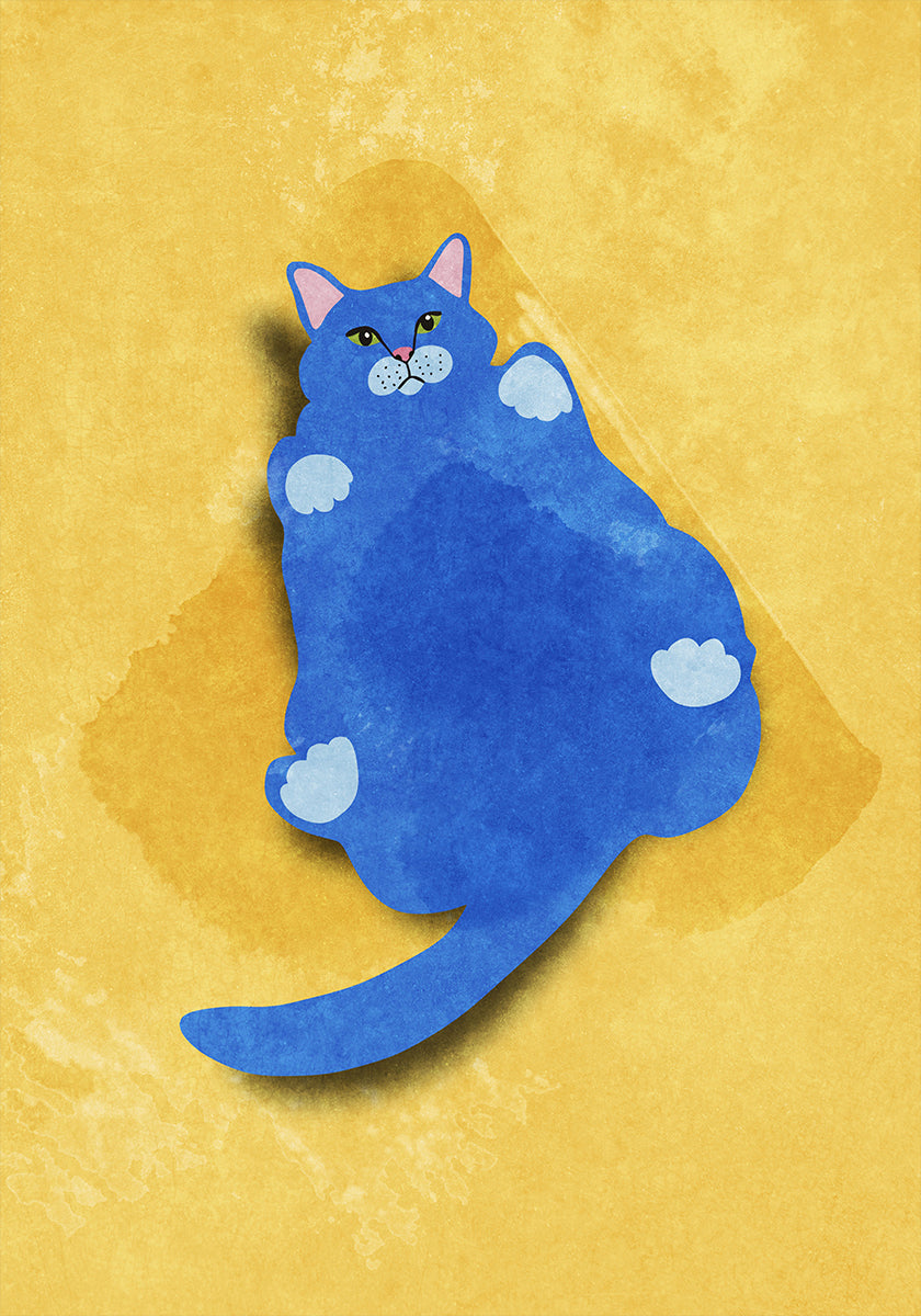 Dikke kat-poster