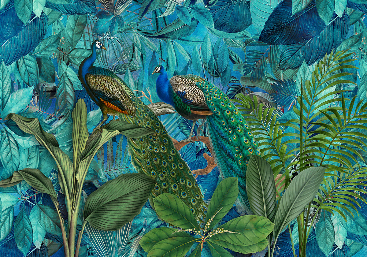 Jungle vogels tuin nr1 poster