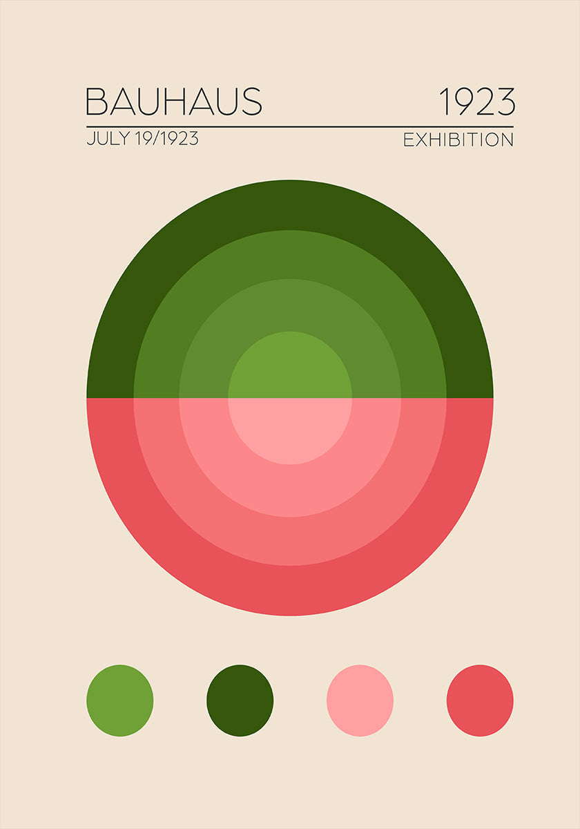 Geometrische harmonieposter