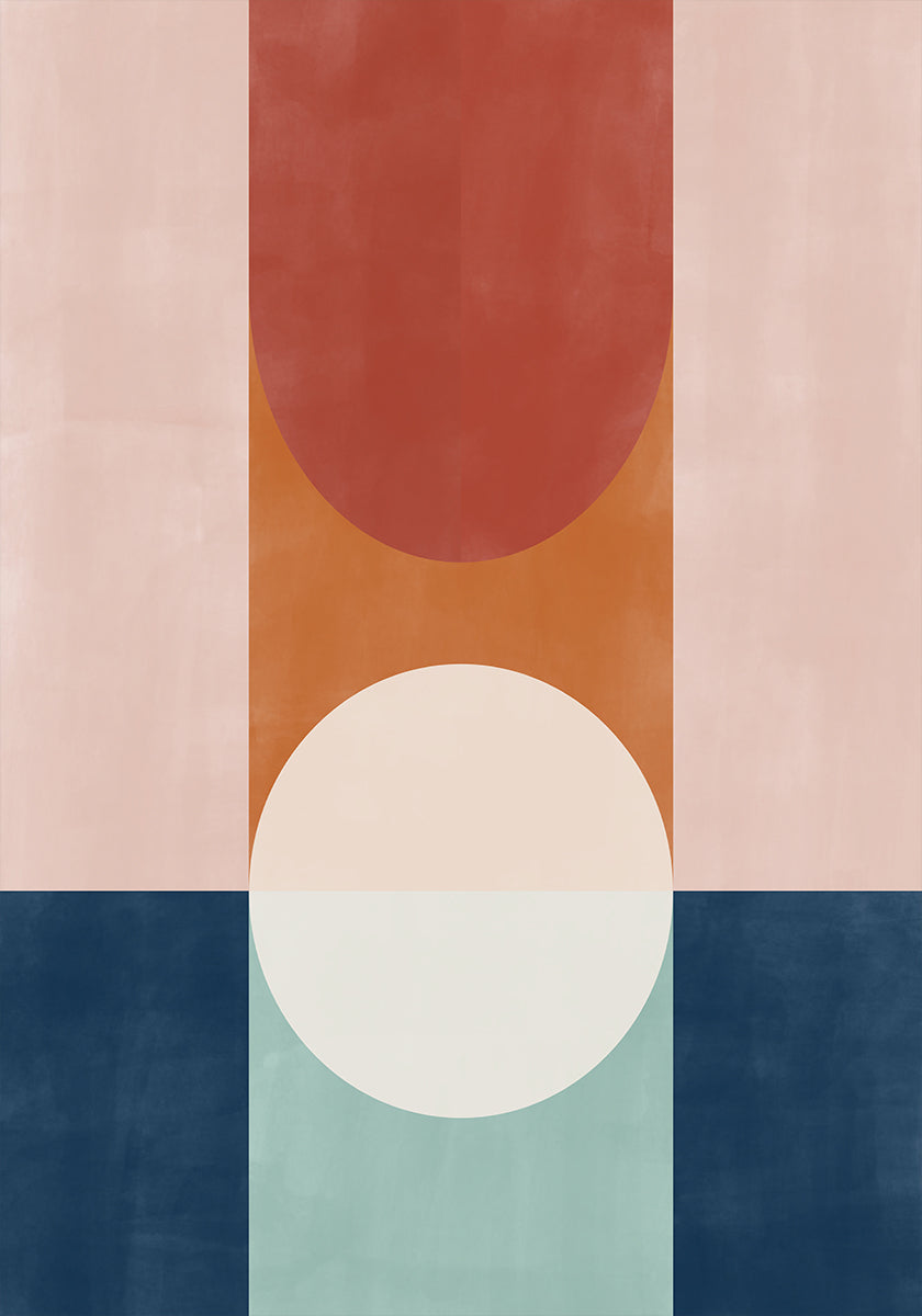Abstract ontwerp met geometrische vormen