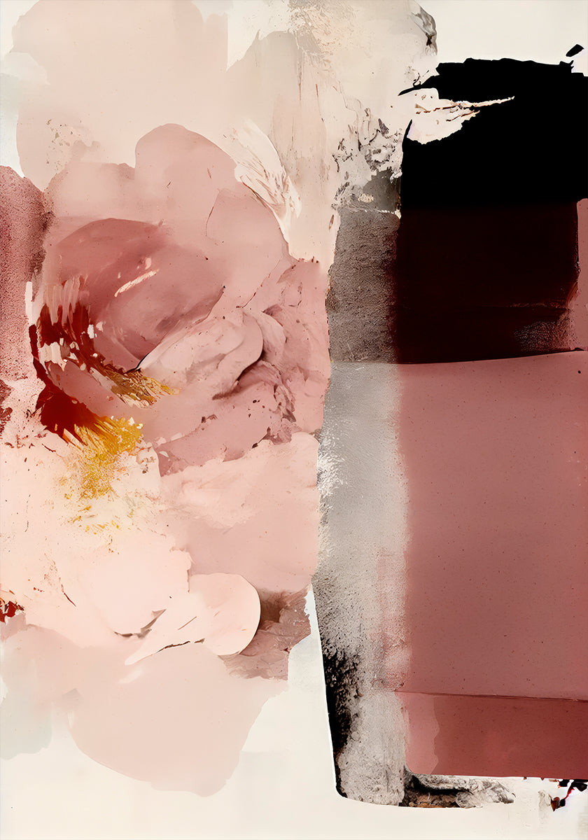 Bloesem abstractie Poster