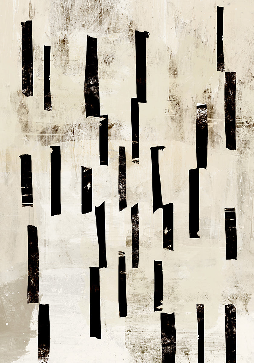 Minimale lijnenposter