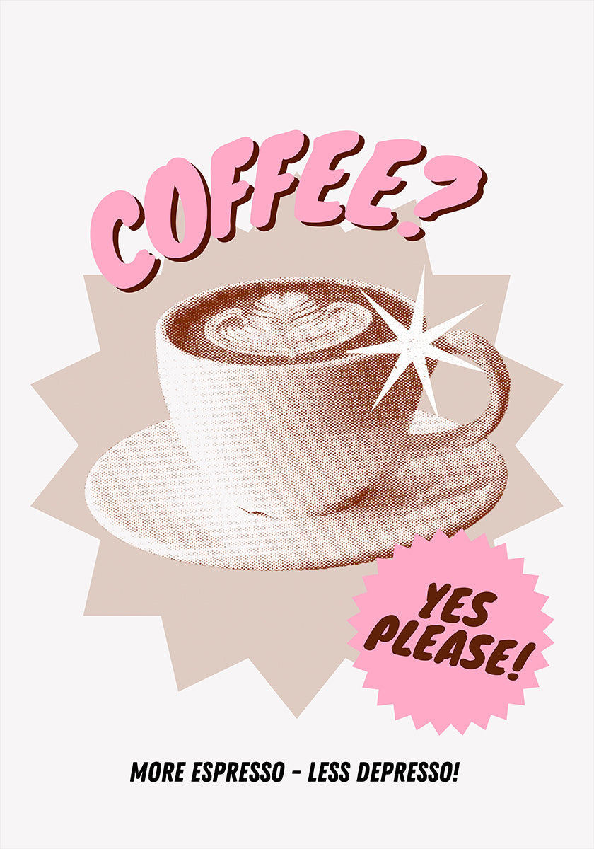 Kopje vreugde-poster