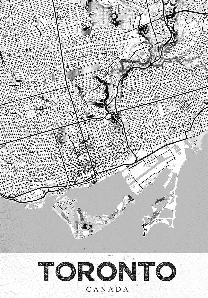 Toronto witte poster