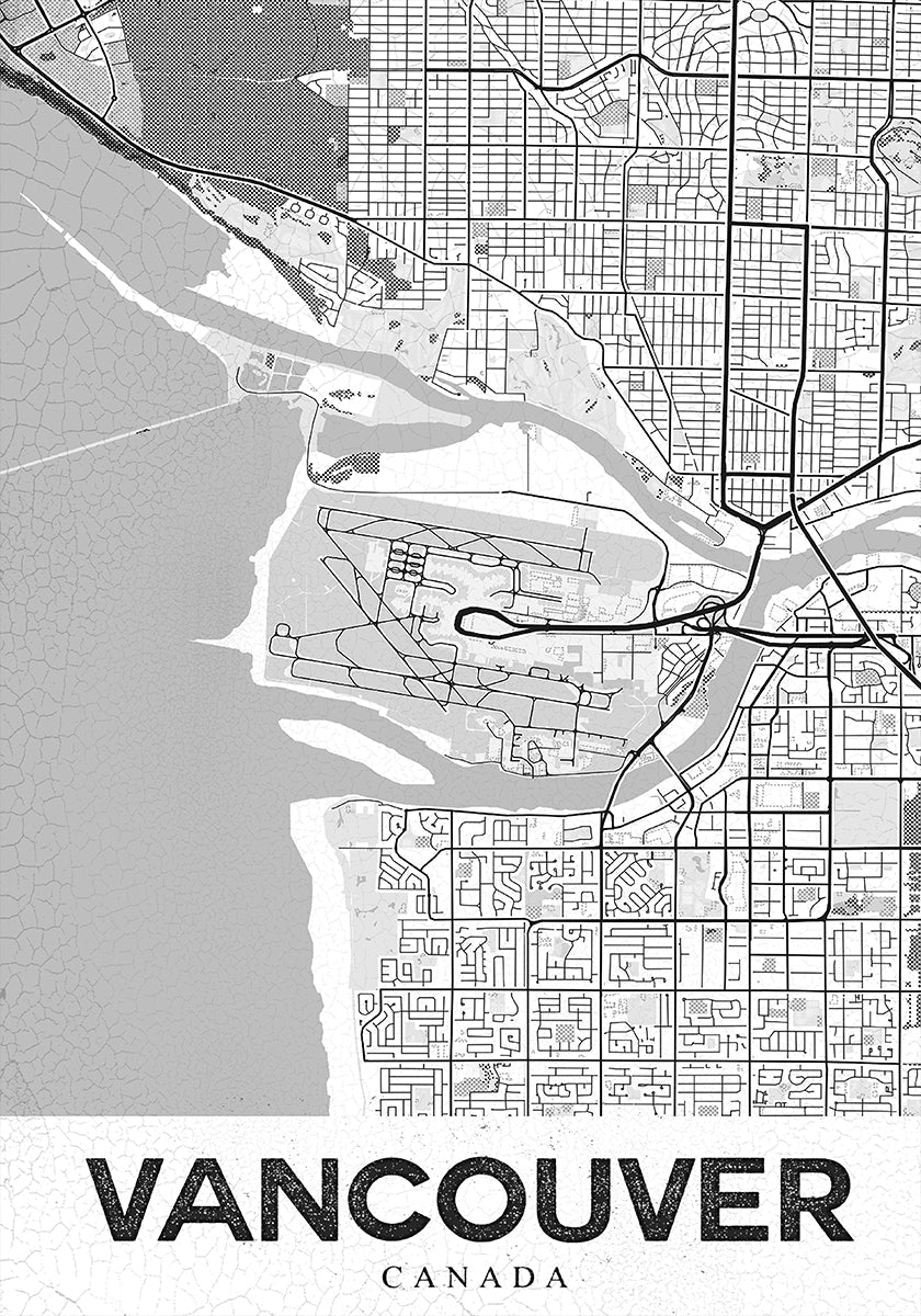 Vancouver witte poster