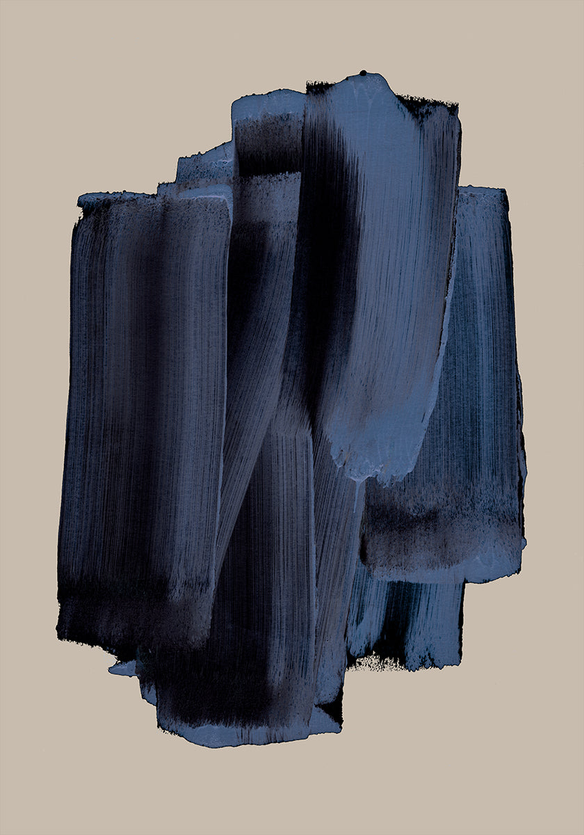 Abstracte penseelstreken 58
