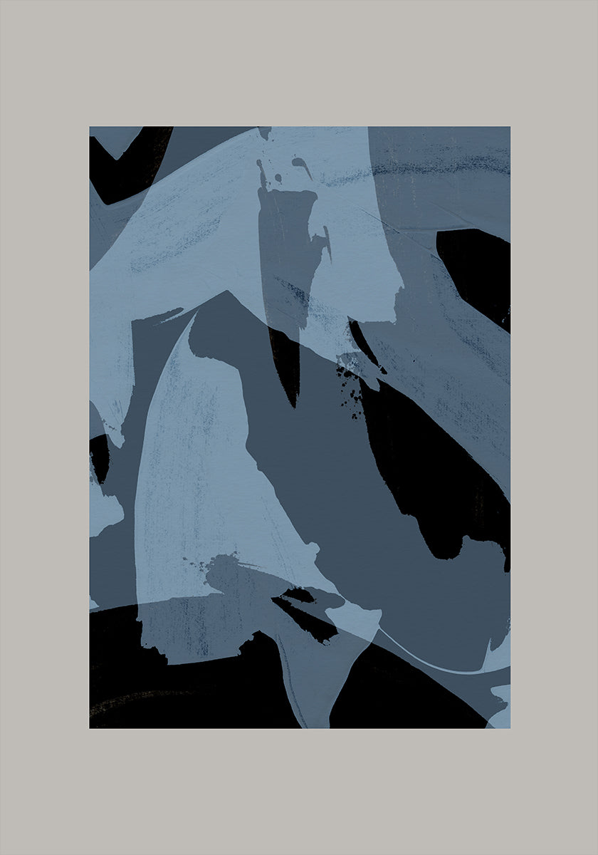 Abstracte penseelstreken 60Y