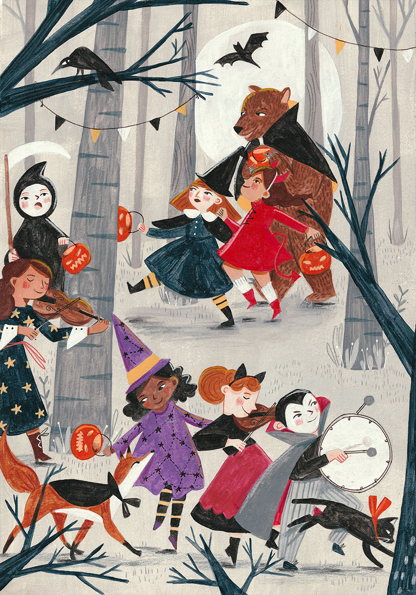 Halloween parade-poster