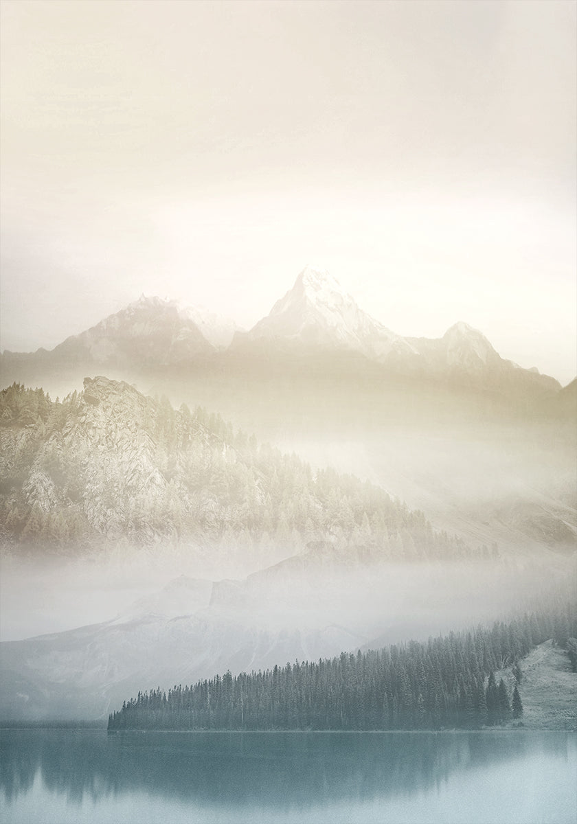 Vanille landschap III poster