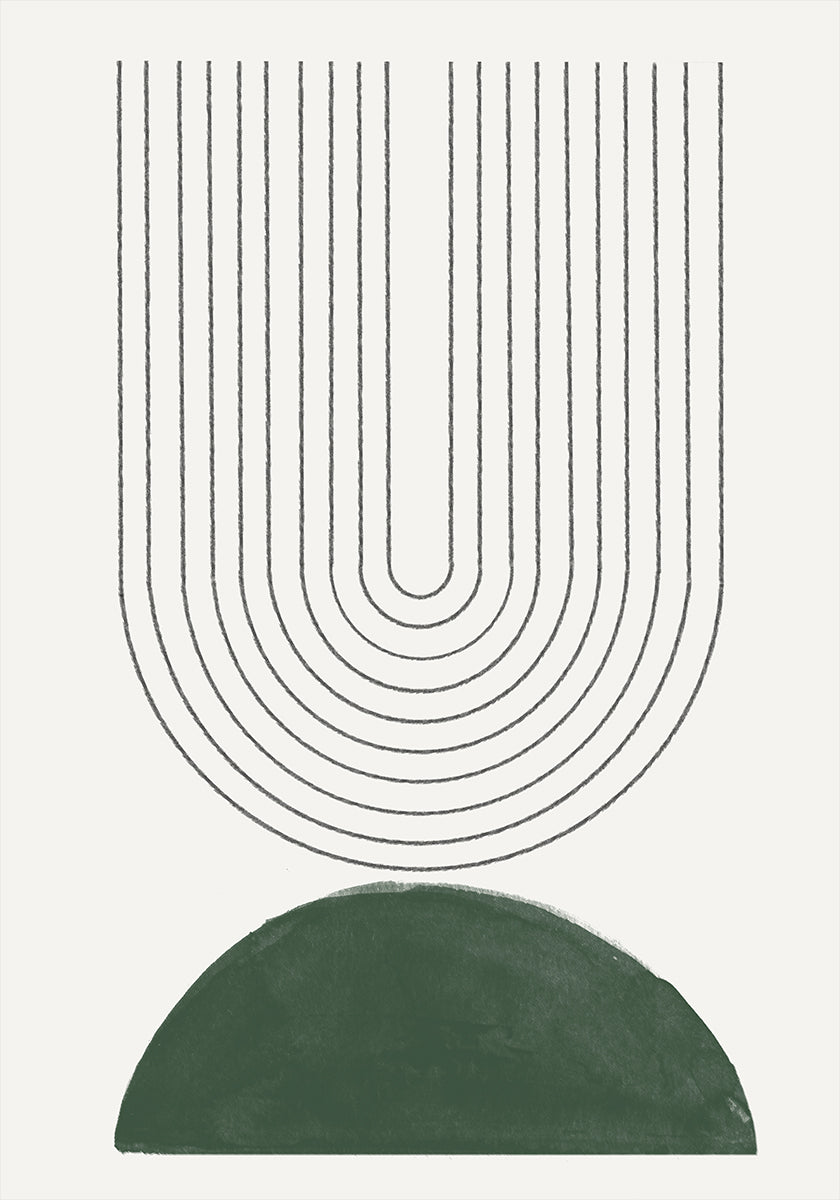 Groen Mid Century Modern No.5