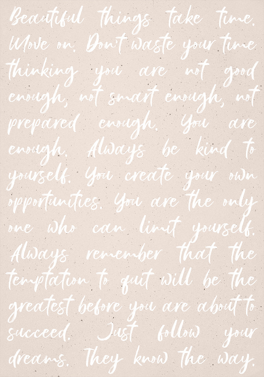 Motiverende citaten Poster