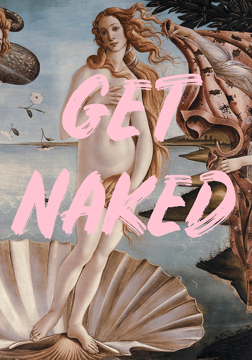 Venus wordt naakt poster