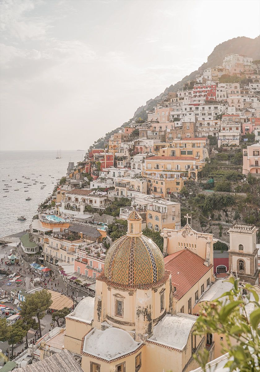 Positano gelukzaligheid poster