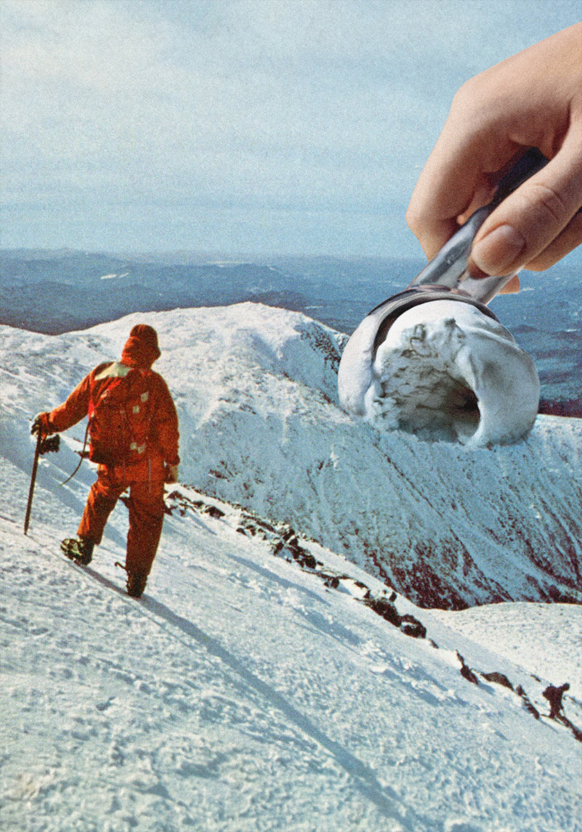 Ice Cream Mountain - Koekjes & Roomposter