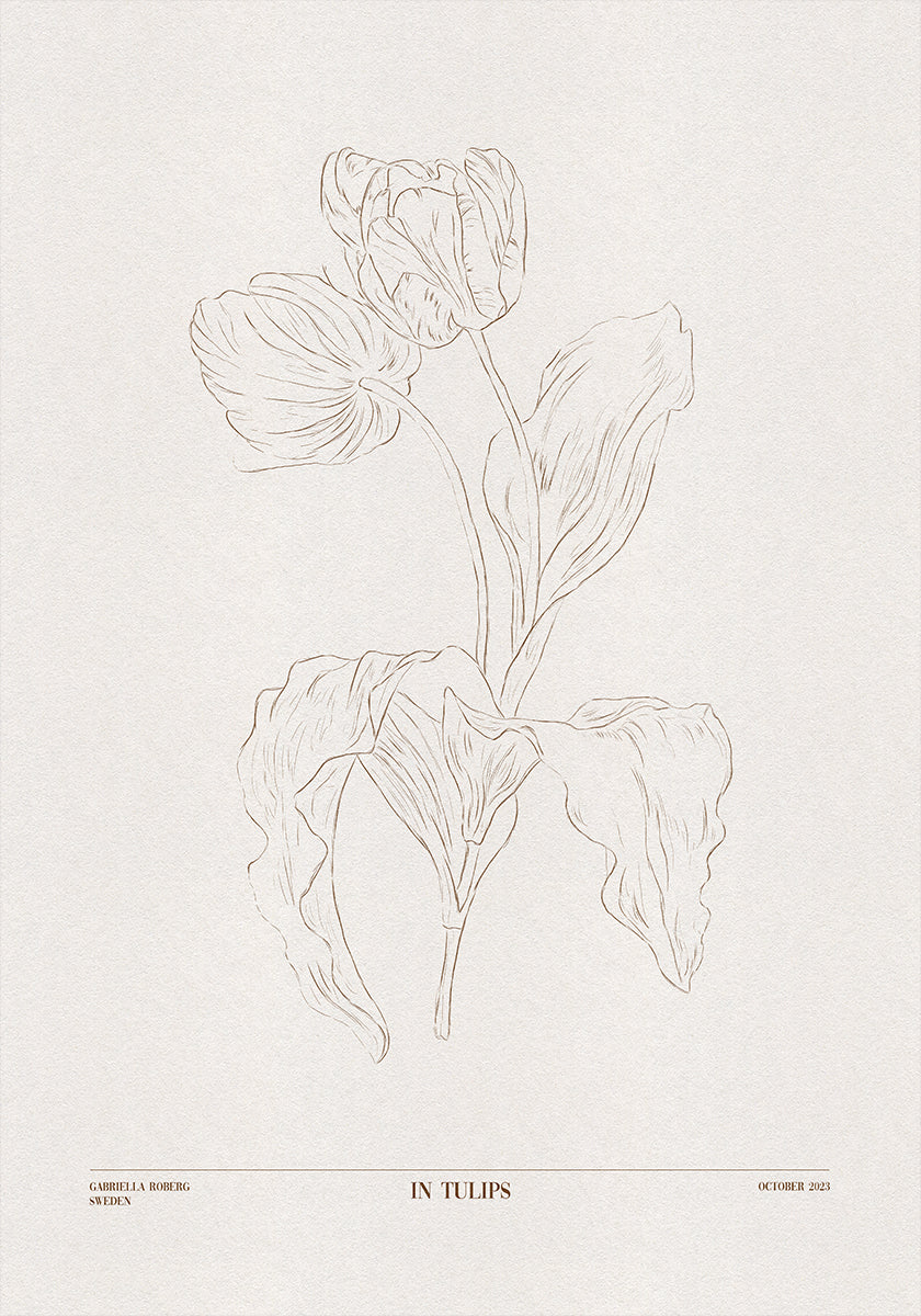 In Tulpen (bruin)