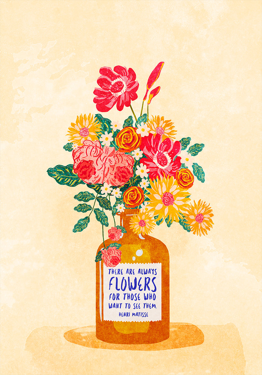 Bloemen altijd Poster