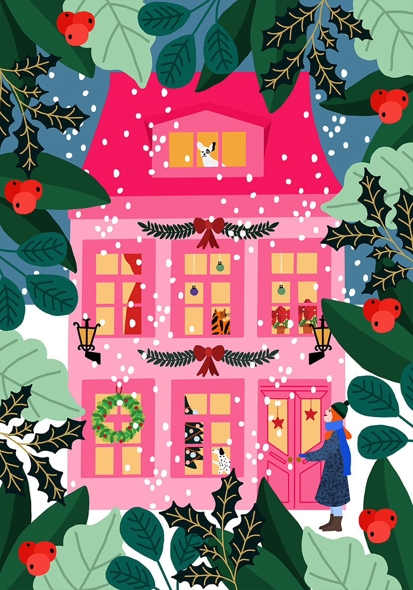 Kerstdecorposter