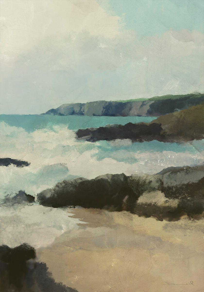 Rotsachtig strand