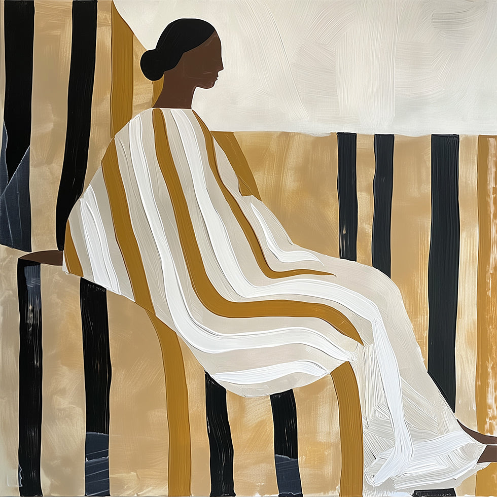 Dame in strepenaffiche
