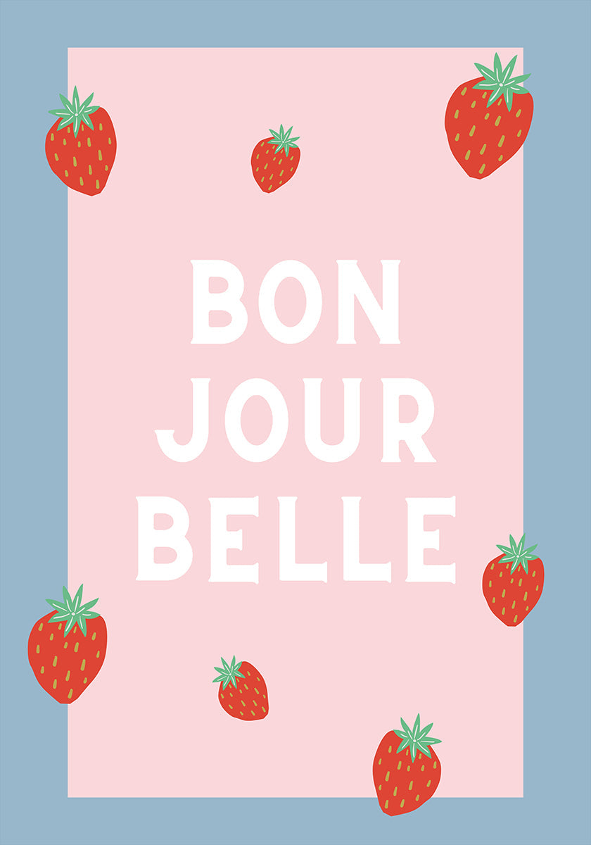 Bon Jour Belle-poster