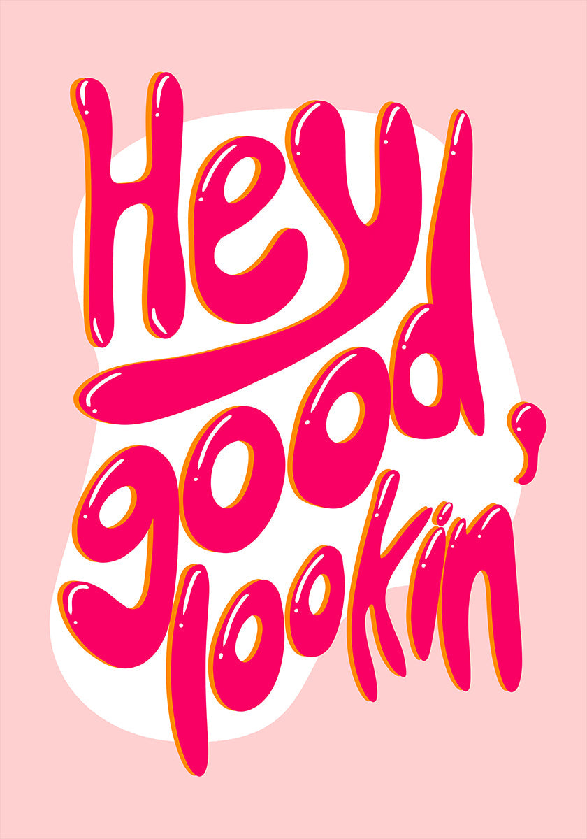 Goed uitziende poster