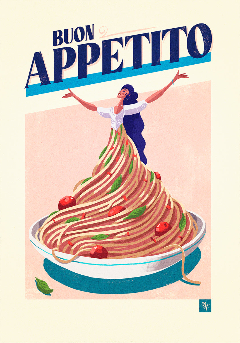 Buon Appettito-poster