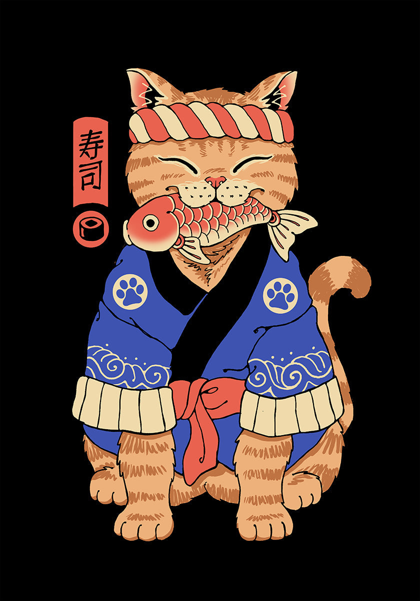 Sushi Meowster-poster