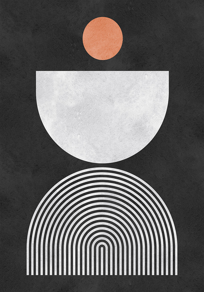 Lijnen en cirkels 10 Poster