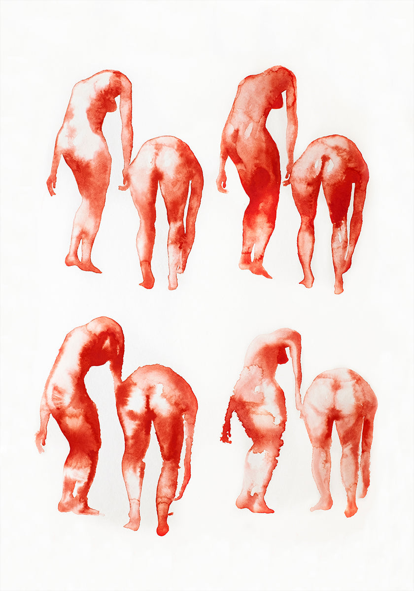Figuurbewegingsstudie 2x4