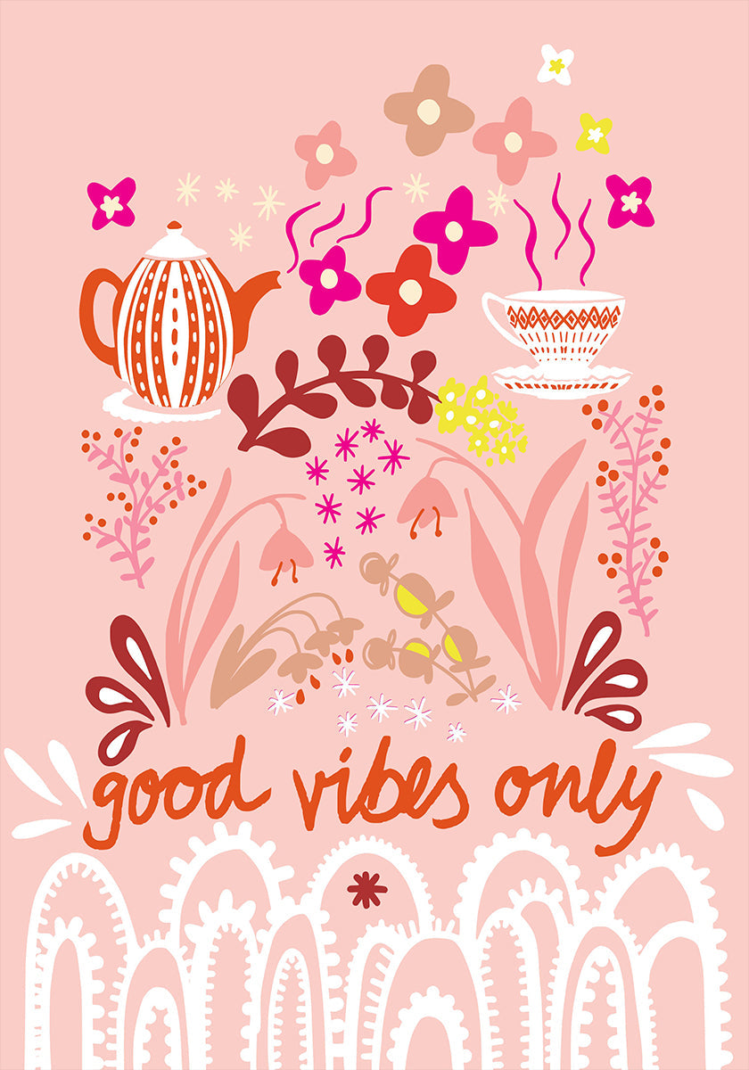 Alleen goede vibes Poster