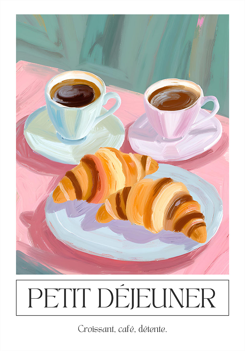 Petit dejeuner-poster