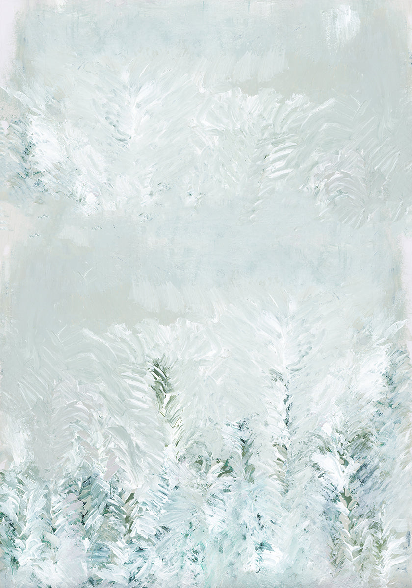 Winter White Forest Scene 2 Plakat
