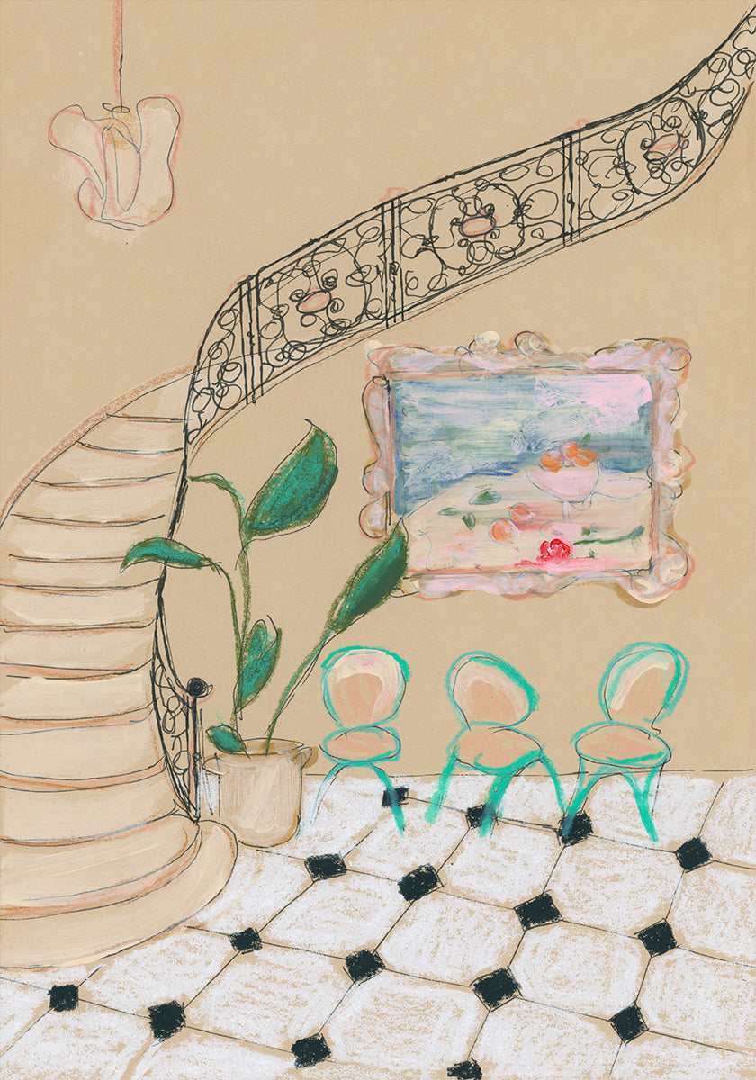 Museumdag in Parijs-poster